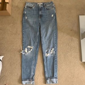 Topshop Moto Mom Jeans TALL